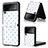 Custodia Lusso Pelle e Plastica Opaca Cover R07 per Samsung Galaxy Z Flip3 5G