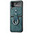 Custodia Lusso Pelle e Plastica Opaca Cover R07 per Samsung Galaxy Z Flip4 5G Verde