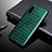 Custodia Lusso Pelle e Plastica Opaca Cover S01 per Sony Xperia 5 IV Verde
