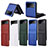 Custodia Lusso Pelle e Plastica Opaca Cover T01 per Samsung Galaxy Z Flip4 5G