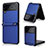 Custodia Lusso Pelle e Plastica Opaca Cover T03 per Samsung Galaxy Z Flip4 5G