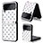 Custodia Lusso Pelle e Plastica Opaca Cover T06 per Samsung Galaxy Z Flip4 5G