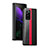 Custodia Lusso Pelle e Plastica Opaca Cover Z01 per Samsung Galaxy Z Fold2 5G Rosso