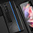 Custodia Lusso Pelle e Plastica Opaca Cover Z02 per Samsung Galaxy Z Fold2 5G