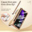 Custodia Lusso Pelle e Plastica Opaca Cover Z04 per Samsung Galaxy Z Fold2 5G