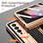 Custodia Lusso Pelle e Plastica Opaca Cover ZL2 per Samsung Galaxy Z Fold4 5G