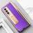 Custodia Lusso Pelle e Plastica Opaca Cover ZL5 per Samsung Galaxy Z Fold4 5G