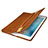 Custodia Pelle Elastico Cover Manicotto Staccabile P01 per Apple Pencil Apple iPad Pro 12.9 Marrone