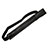 Custodia Pelle Elastico Cover Manicotto Staccabile P02 per Apple Pencil Apple iPad Pro 10.5 Nero