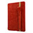 Custodia Pelle Elastico Cover Manicotto Staccabile P02 per Apple Pencil Apple iPad Pro 10.5 Rosso