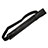 Custodia Pelle Elastico Cover Manicotto Staccabile P02 per Apple Pencil Apple iPad Pro 12.9 (2017) Nero