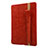 Custodia Pelle Elastico Cover Manicotto Staccabile P02 per Apple Pencil Apple iPad Pro 12.9 (2017) Rosso