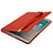 Custodia Pelle Elastico Cover Manicotto Staccabile P02 per Apple Pencil Apple iPad Pro 12.9 Rosso