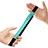 Custodia Pelle Elastico Cover Manicotto Staccabile P03 per Apple Pencil Apple iPad Pro 10.5 Verde