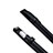 Custodia Pelle Elastico Cover Manicotto Staccabile P03 per Apple Pencil Apple New iPad 9.7 (2018) Nero