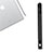 Custodia Pelle Elastico Cover Manicotto Staccabile P04 per Apple Pencil Apple iPad Pro 12.9 Nero