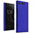 Custodia Plastica Cover Rigida Sabbie Mobili per Sony Xperia XZ1 Compact Blu