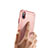 Custodia Plastica e Silicone Perforato per Apple iPhone X Rosa