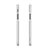 Custodia Plastica e Silicone Perforato per Apple iPhone Xs Bianco