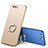 Custodia Plastica Rigida Cover Opaca con Anello Supporto A01 per Huawei Honor 9