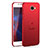 Custodia Plastica Rigida Cover Opaca con Anello Supporto A01 per Huawei Y5 II Y5 2 Rosso