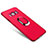 Custodia Plastica Rigida Cover Opaca con Anello Supporto A01 per Samsung Galaxy S8 Rosso