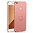 Custodia Plastica Rigida Cover Opaca con Anello Supporto A01 per Xiaomi Redmi Note 5A High Edition Oro Rosa