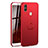 Custodia Plastica Rigida Cover Opaca con Anello Supporto A01 per Xiaomi Redmi S2 Rosso