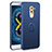 Custodia Plastica Rigida Cover Opaca con Anello Supporto A02 per Huawei Mate 9 Lite Blu