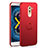 Custodia Plastica Rigida Cover Opaca con Anello Supporto A02 per Huawei Mate 9 Lite Rosso