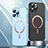 Custodia Plastica Rigida Cover Opaca con Mag-Safe Magnetic QC1 per Apple iPhone 12 Pro Max