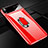 Custodia Plastica Rigida Cover Opaca con Magnetico Anello Supporto A01 per Apple iPhone XR