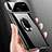 Custodia Plastica Rigida Cover Opaca con Magnetico Anello Supporto A01 per Huawei Enjoy 10 Plus