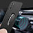 Custodia Plastica Rigida Cover Opaca con Magnetico Anello Supporto A01 per Huawei Enjoy 20 Pro 5G
