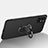Custodia Plastica Rigida Cover Opaca con Magnetico Anello Supporto A01 per OnePlus 8T 5G