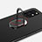 Custodia Plastica Rigida Cover Opaca con Magnetico Anello Supporto A01 per OnePlus 8T 5G