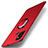 Custodia Plastica Rigida Cover Opaca con Magnetico Anello Supporto A01 per Oppo A53s Rosso