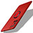Custodia Plastica Rigida Cover Opaca con Magnetico Anello Supporto A01 per Oppo A92 Rosso