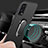 Custodia Plastica Rigida Cover Opaca con Magnetico Anello Supporto A01 per Realme Q2 Pro 5G