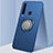 Custodia Plastica Rigida Cover Opaca con Magnetico Anello Supporto A01 per Samsung Galaxy A9s
