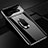 Custodia Plastica Rigida Cover Opaca con Magnetico Anello Supporto A01 per Samsung Galaxy S10 Plus Nero