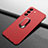 Custodia Plastica Rigida Cover Opaca con Magnetico Anello Supporto A01 per Samsung Galaxy S23 5G Rosso