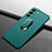 Custodia Plastica Rigida Cover Opaca con Magnetico Anello Supporto A01 per Samsung Galaxy S23 5G Verde