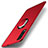Custodia Plastica Rigida Cover Opaca con Magnetico Anello Supporto A01 per Vivo Y11s Rosso