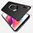 Custodia Plastica Rigida Cover Opaca con Magnetico Anello Supporto A04 per Huawei Honor 9X