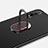Custodia Plastica Rigida Cover Opaca con Magnetico Anello Supporto A04 per Huawei Honor 9X