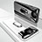 Custodia Plastica Rigida Cover Opaca con Magnetico Anello Supporto K01 per Huawei Mate 40 Pro
