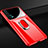 Custodia Plastica Rigida Cover Opaca con Magnetico Anello Supporto P01 per Huawei Honor 20 Pro