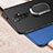Custodia Plastica Rigida Cover Opaca con Magnetico Anello Supporto P01 per Xiaomi Redmi Note 8 Pro