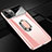 Custodia Plastica Rigida Cover Opaca con Magnetico Anello Supporto P02 per Apple iPhone 11 Pro